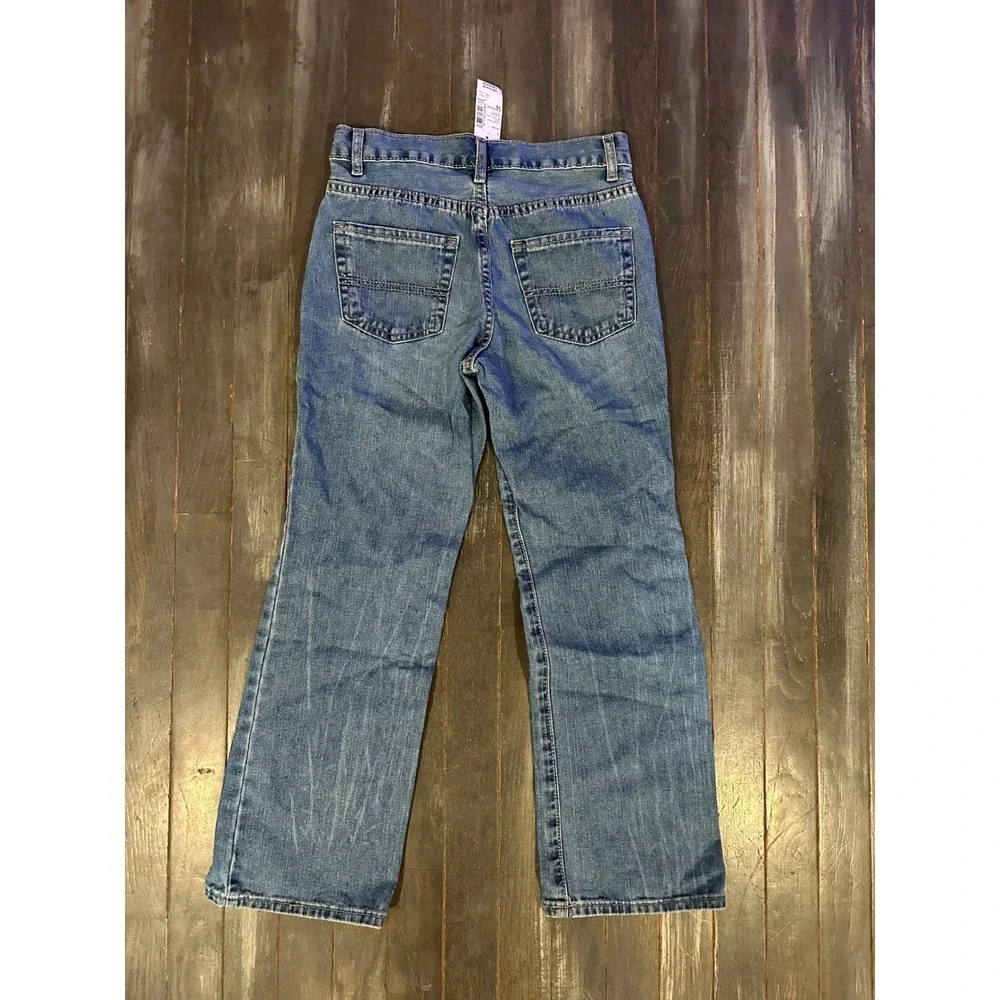 The Children's Place Boys Bootcut Jeans Medium Wash Denim Semi-Evase Pants NWT